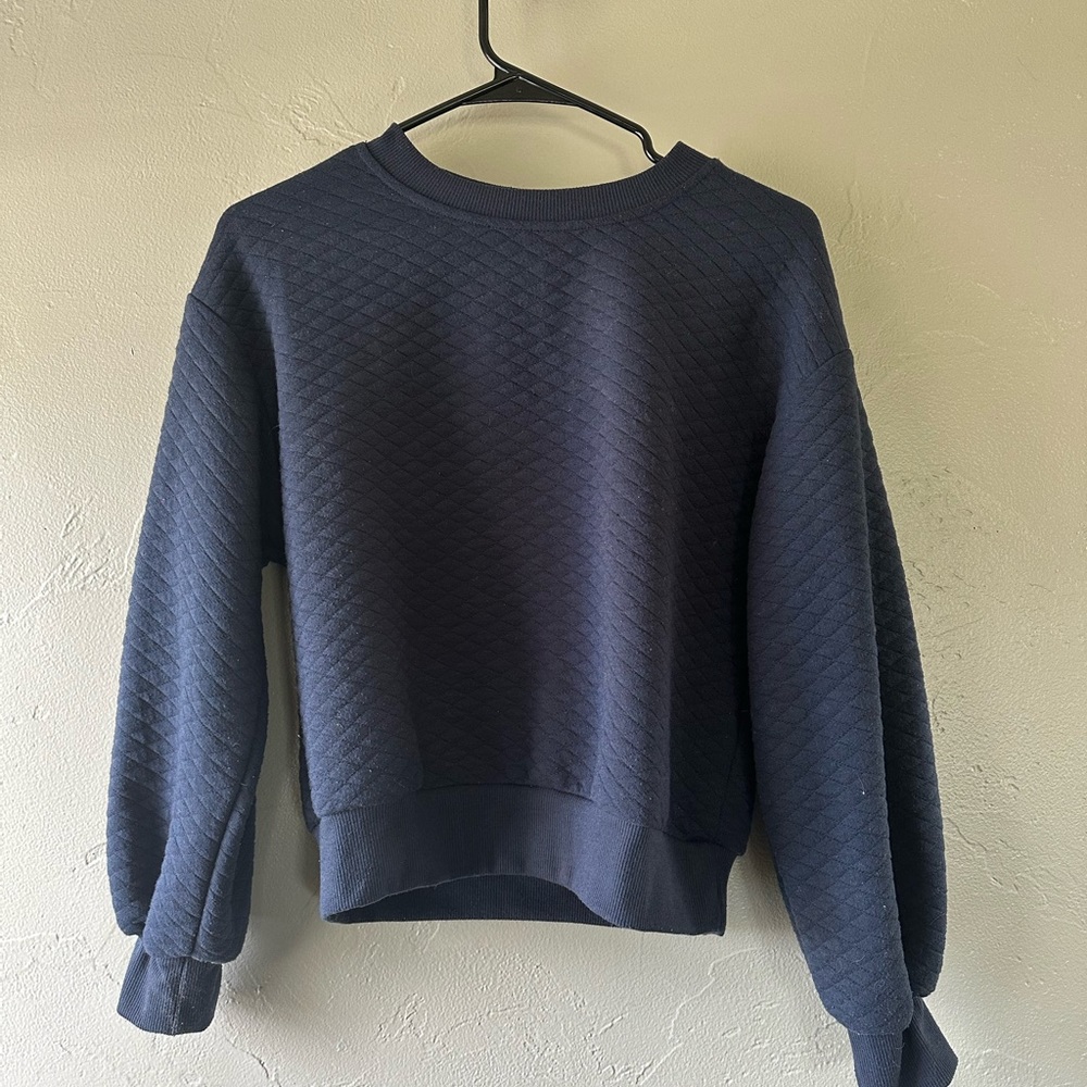 Paper Crane Bubble Sleeve Pullover